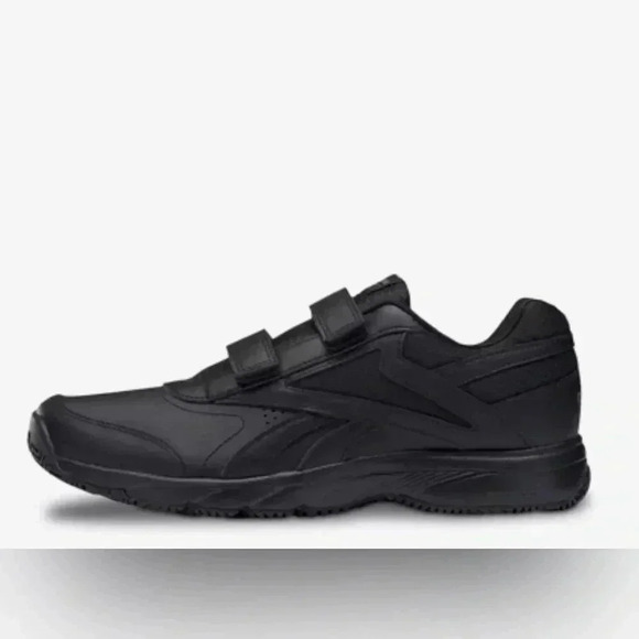 Reebok Work N Cushion 4.0 Walling Shoe Slip Resistant Memory Foam All Black 9.5 - Picture 1 of 5